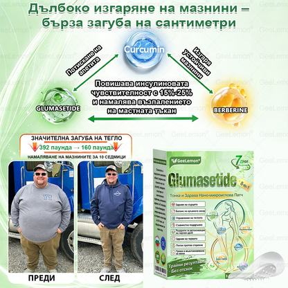 Ограничена по време оферта✨𝐆𝐞𝑒𝑙𝑒𝐦𝐨𝐧® Glum𝐚𝐬𝐞tide 8 в 1 – Нано микроиглен пластир за отслабване|Само 1× дневно ✅ Видими промени за 7 дни – при затлъстяване, сърдечно-съдово здраве, диабет и ставни проблеми✨